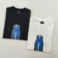 Replica Balenciaga 2024SS summer new water bottle letter LOGO short-sleeved T-shirt