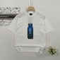 Replica Balenciaga 2024SS summer new water bottle letter LOGO short-sleeved T-shirt