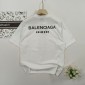 Replica Balenciaga 2024SS summer new water bottle letter LOGO short-sleeved T-shirt