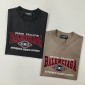 Replica Balenciaga 2024 SS Classic BB letter LOGO embroidered wash old short sleeve T-shirt