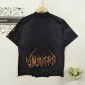 Replica Balenciaga upsidedown short-sleeved T-shirt for men and women with inverted night view of the tower