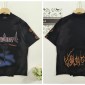 Replica Balenciaga upsidedown short-sleeved T-shirt for men and women with inverted night view of the tower