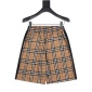 Replica Burberry BBR 22ss Vintage plaid patchwork ribbon plaid shorts