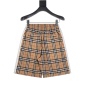 Replica Burberry BBR 22ss Vintage plaid patchwork ribbon plaid shorts