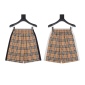 Replica Burberry BBR 22ss Vintage plaid patchwork ribbon plaid shorts