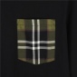 Replica Burberry classic chest plaid pocket short sleeve T-shirt