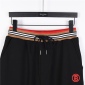 Replica Burberry waistband plaid stitching embroidered Logo shorts