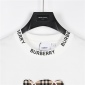 Replica Burberry teddy Bear gingham embroidered short sleeve T-shirt