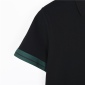 Replica Burberry 24ss Warhorse color line reverse cuff printed short-sleeved polo shirt