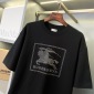 Replica Burberry Micro label three-dimensional knight Warhorse printed cotton T-shirt