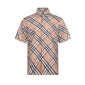 Replica Burberry classic plaid collection short-sleeved shirt