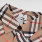 Replica Burberry classic plaid collection short-sleeved shirt