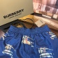 Replica Burberry Plaid Equestrian Rider Logo (EKD) printed inline drawstring shorts