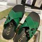 Replica GUCCI Double G cross slippers