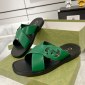 Replica GUCCI Double G cross slippers