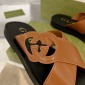 Replica GUCCI Double G cross slippers