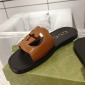 Replica GUCCI Double G hollow slippers