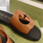 Replica GUCCI Double G hollow slippers