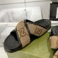 Replica Gucci couple bread cross slippers