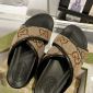 Replica Gucci couple bread cross slippers