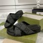 Replica Gucci couple bread cross slippers