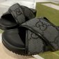 Replica Gucci couple bread cross slippers