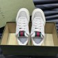 Replica GUCCI Re-Web series strap leather sneakers