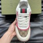 Replica GUCCI Re-Web series strap leather sneakers