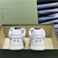 Replica GUCCI Re-Web series strap leather sneakers