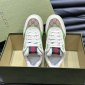 Replica GUCCI Re-Web series strap leather sneakers