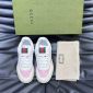 Replica GUCCI Re-Web series strap leather sneakers