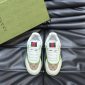 Replica GUCCI Re-Web series strap leather sneakers