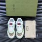 Replica GUCCI Re-Web series strap leather sneakers