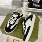 Replica GUCCI couple double G Leather finish casual shoes