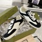 Replica GUCCI couple double G Leather finish casual shoes