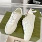 Replica GUCCI couple double G Leather finish casual shoes