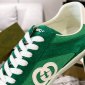 Replica GUCCI couple double G Leather finish casual shoes