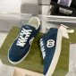 Replica GUCCI couple double G Leather finish casual shoes