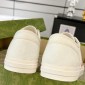 Replica Guccl vintage webbing couple canvas shoes to make old sneakers