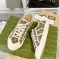 Replica Guccl vintage webbing couple canvas shoes to make old sneakers