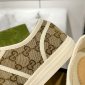 Replica Guccl vintage webbing couple canvas shoes to make old sneakers