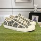 Replica Guccl vintage webbing couple canvas shoes to make old sneakers