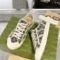 Replica Guccl vintage webbing couple canvas shoes to make old sneakers