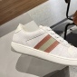 Replica GUCCI double G button Screener distressed sneakers