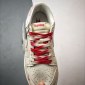 Replica NK Dunk Low Retro Sup rice white red 3M small double hook board shoes