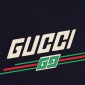 Replica GUCCI double G logo printed short sleeve Tshirt