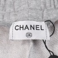 Replica CHANEL Embroidered logo drawstring shorts