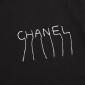 Replica CHANEL Monogrammed LOGO short-sleeved T-shirt