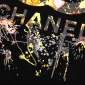 Replica Chanel fireworks splash ink graffiti alphabet print short-sleeved T-shirt