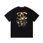 Replica Chanel fireworks splash ink graffiti alphabet print short-sleeved T-shirt